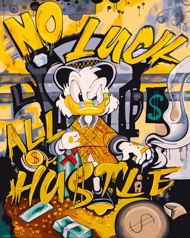 Картина по номерам «Миллион долларов» | Белоснежка