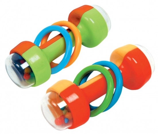 Погремушка «Гантелька» | Мир детства