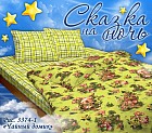 Детский комплект постельного белья «Чайный домик» (бязь, 1 наволочка 40х60, для детской кроватки) зелёный