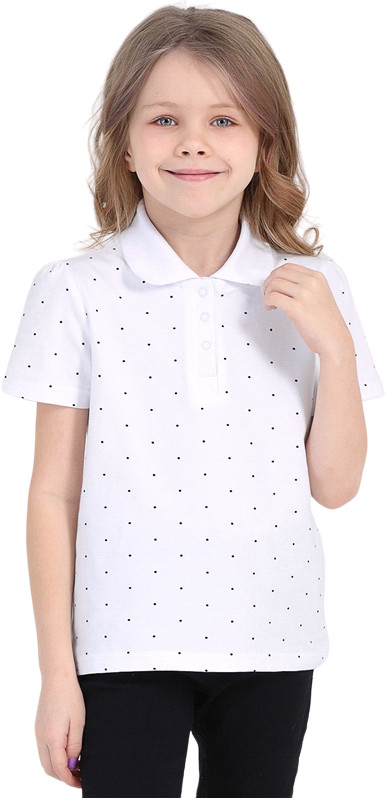 Футболка-поло для девочек | Школьница | Апрель
