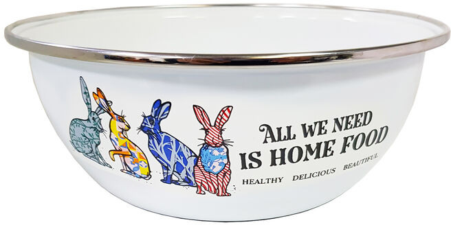 Миска эмалированная «Зайцы» | Зайцы | Appetite