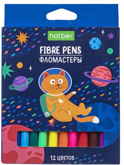 Фломастеры «Космос» | Eco | Hatber