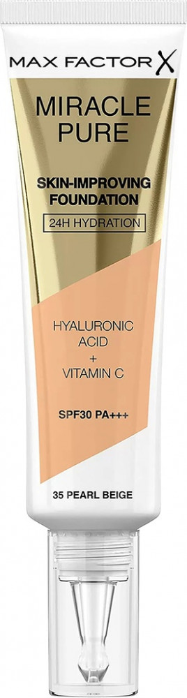 Тональная основа «Miracle» SPF 30, оттенок 35 Pearl beige | Max Factor