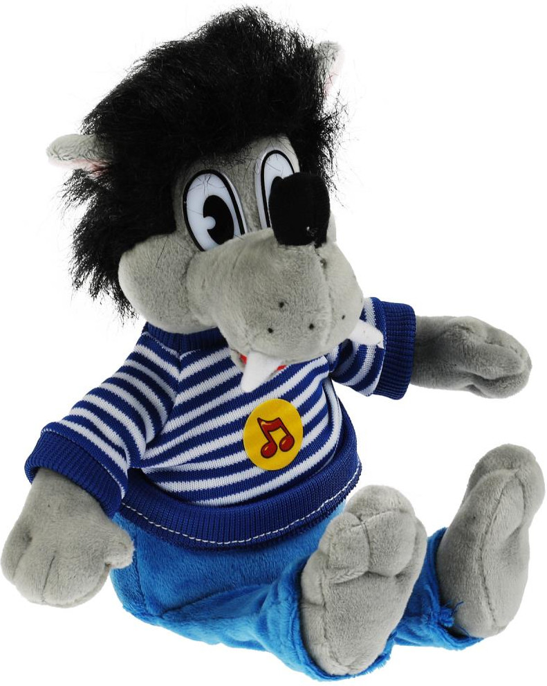 Игрушка мягкая озвученная «Волк» | Мульти-Пульти