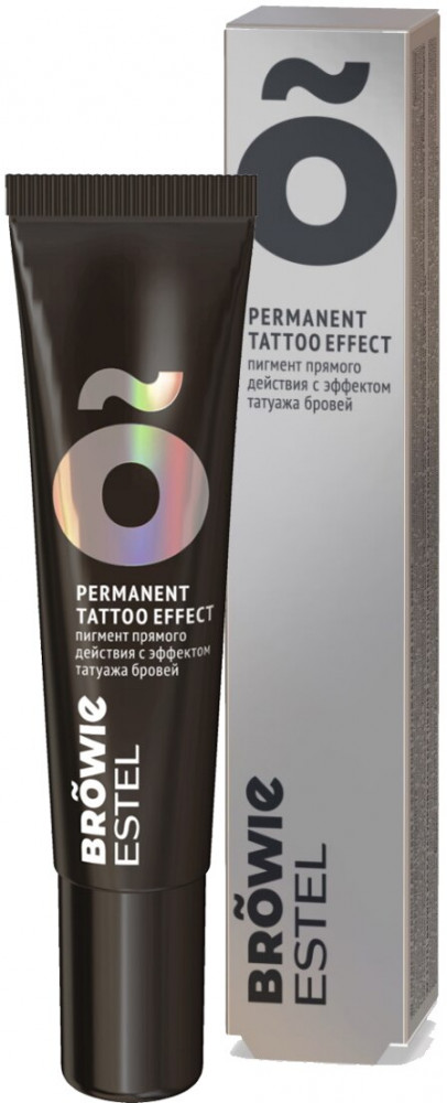 Пигмент прямого действия для бровей с эффектом татуажа, оттенок Графит | Browie | Estel