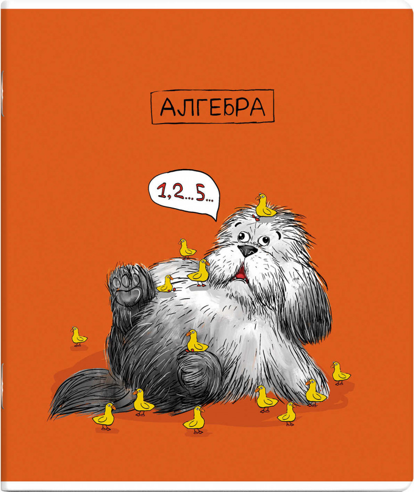 Тетрадь предметная «Алгебра» | Пес учёный | Феникс +