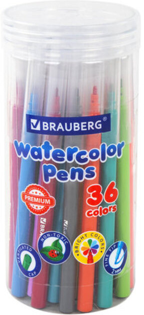 Набор фломастеров | Premium | Brauberg