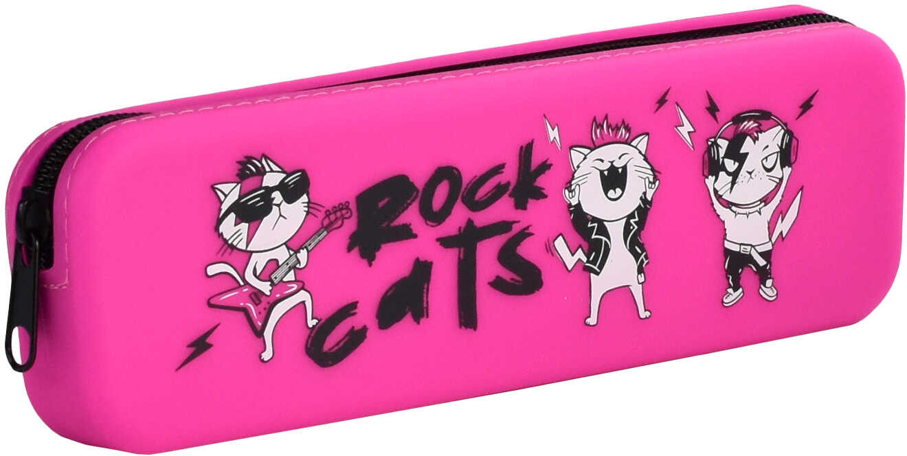 Пенал школьный «Рок-коты» | Феникс +