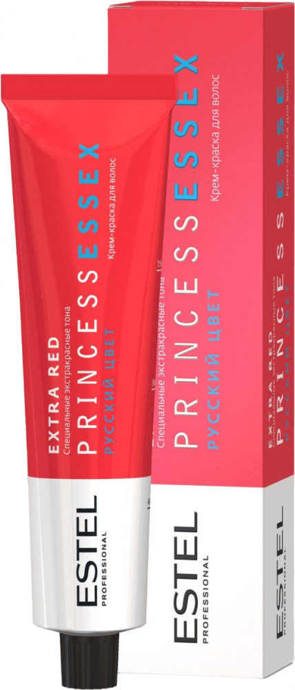 Крем-краска для волос «Extra Red», оттенок 77/45 Русый медно-красный | Princess Essex | Estel