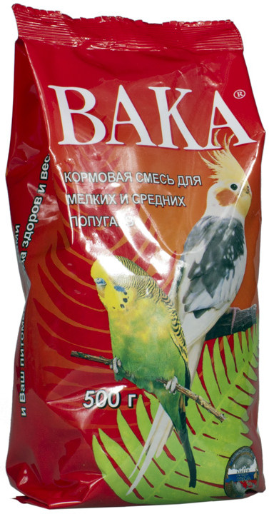Корм для мелких и средних попугаев | ВАКА