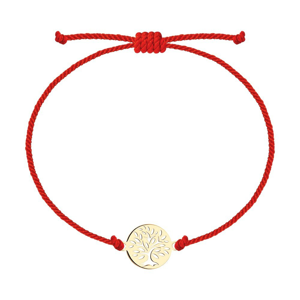 Браслет из золочёного серебра «Символ Древо жизни» | Present | Diamant