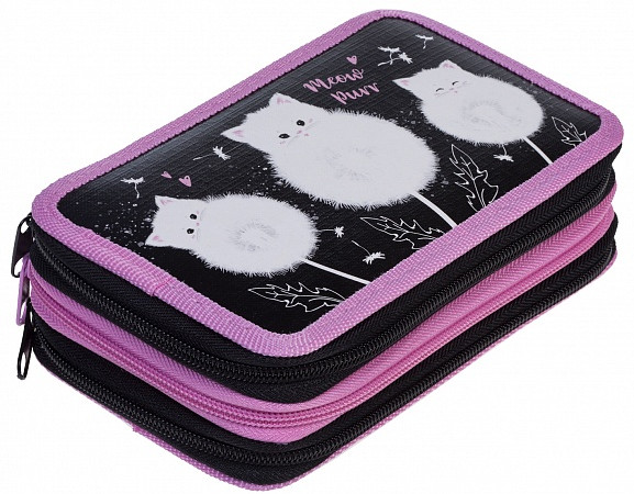 Пенал школьный | Котята в одуванчиках | Hatber