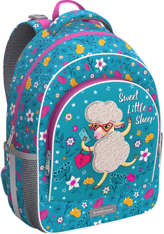 Рюкзак ученический «ErgoLine» | Flower Sheep | Erich Krause