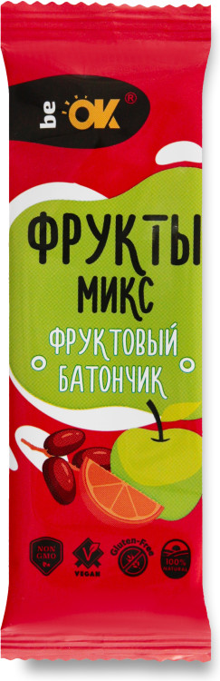Батончик фруктово-ореховый «Фрукты микс» | BIO Elite