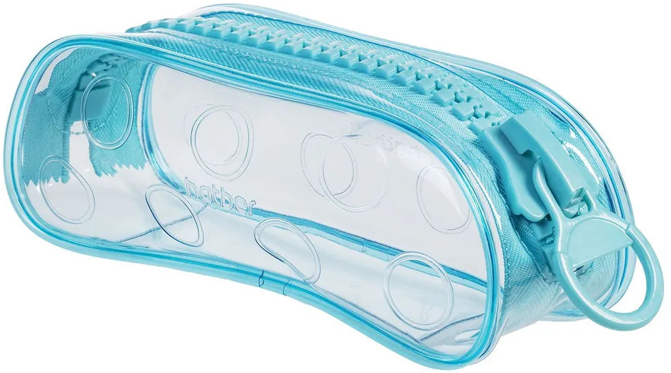 Пенал школьный | Zipper - Crystal Blue | Hatber