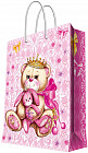 Пакет бумажный «Принцесса-медведица»