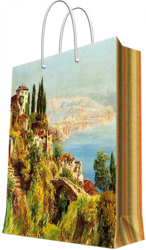 Пакет бумажный «Итальянский городок» | Magic Pack