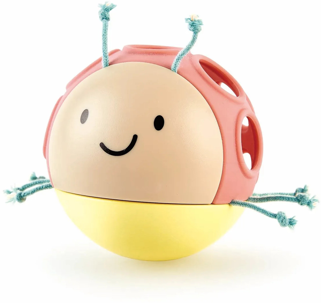 Погремушка-неваляшка «Божья коровка» | Пастель | Hape