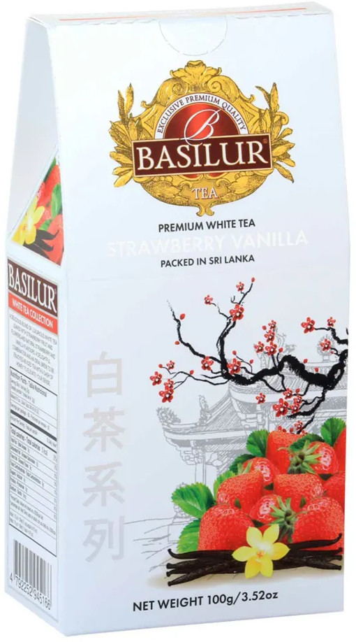 Чай белый с клубникой и ванилью | Basilur