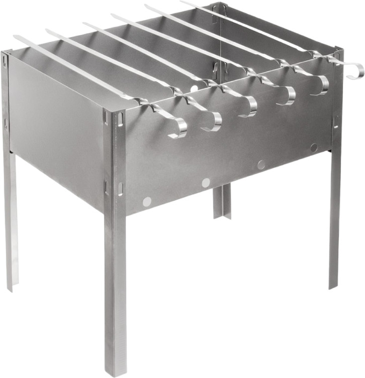 Мангал сборный с шампурами | Дача