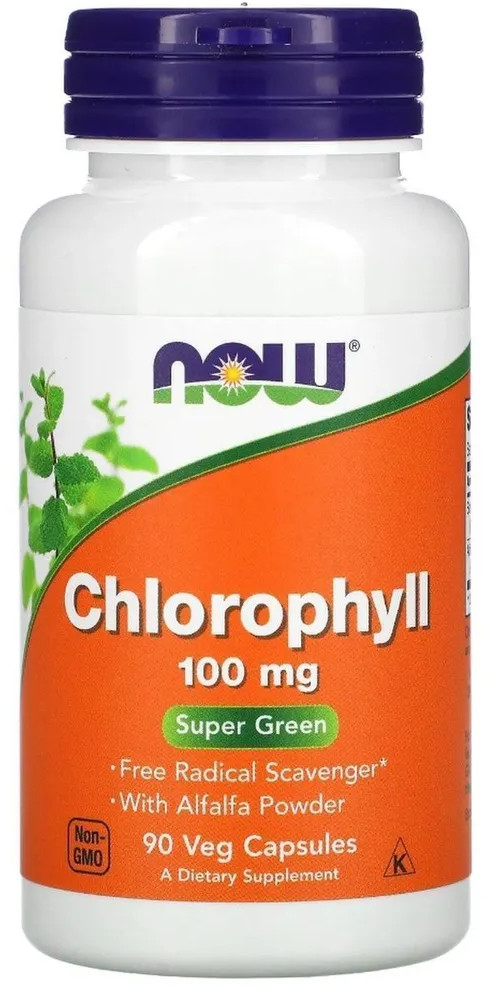 Капсулы растительные «Хлорофилл» | NOW Foods