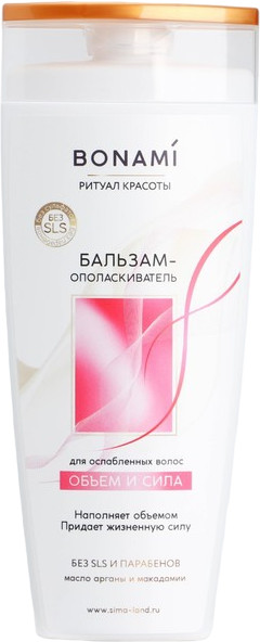 Бальзам-ополаскиватель для волос «Объём и сила» | BONAMI