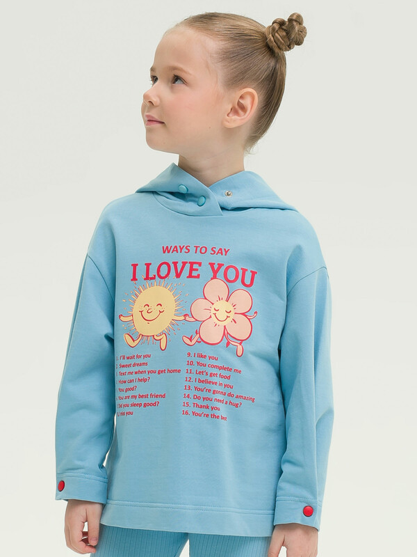 Толстовка для девочек | Позитив Лайфстайл | Pelican