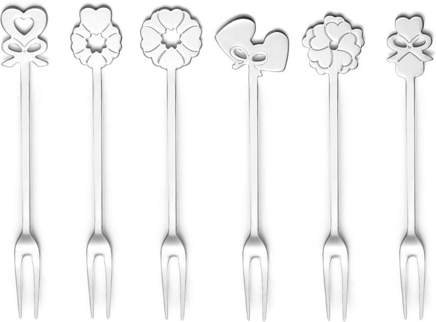 Набор вилок для закусок «Cutlery Love» | Guzzini