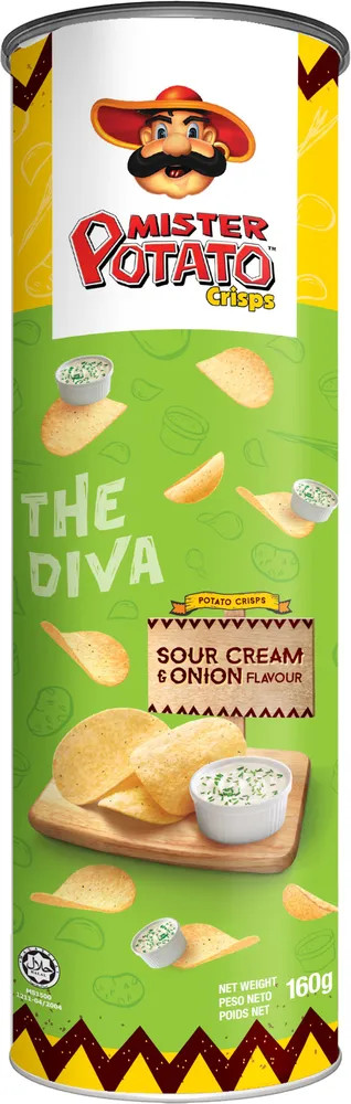 Чипсы «Сметана и лук» | Mister Potato