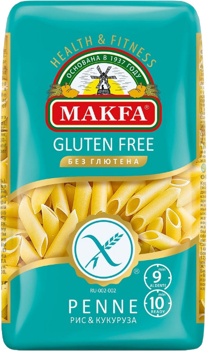 Макароны безглютеновые «Penne» | Makfa