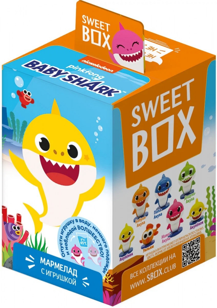 Мармелад с игрушкой «Baby Shark» | Sweet box