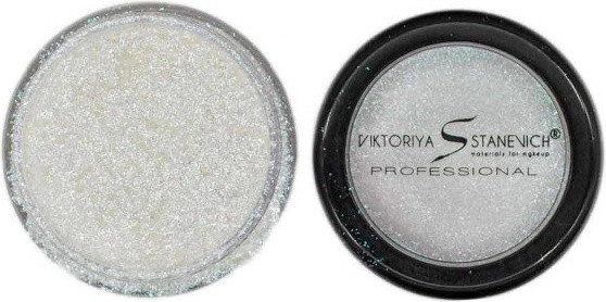 Тени для век рассыпчатые «Star Powder», оттенок 105 Бело-бирюзовый | Viktoriya Stanevich