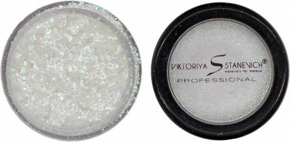 Тени для век рассыпчатые «Star Powder», оттенок 112 Бело-зеленый | Viktoriya Stanevich