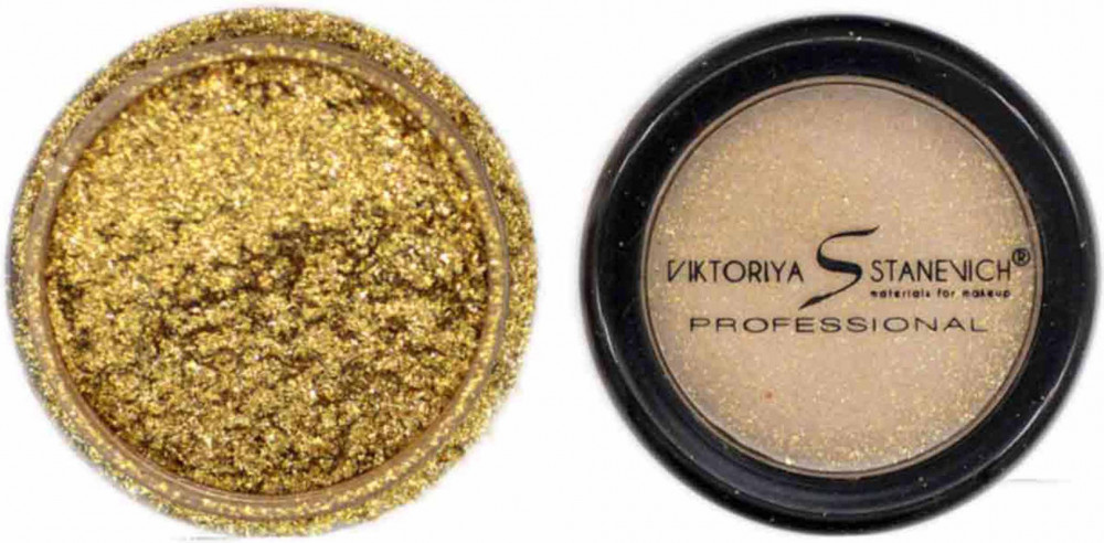 Тени для век рассыпчатые «Star Powder», оттенок 115 Золотистый | Viktoriya Stanevich