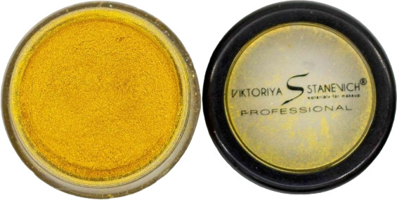 Тени для век рассыпчатые «Star Powder», оттенок 22 Темно-желтый | Viktoriya Stanevich