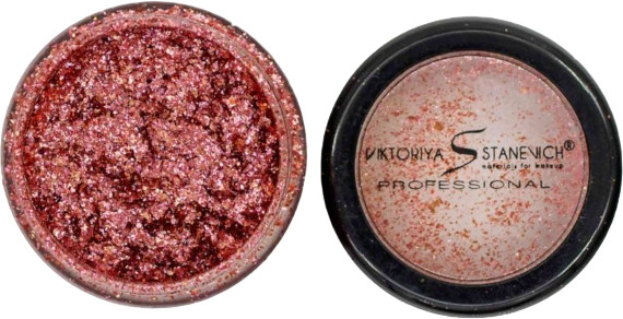 Тени для век рассыпчатые «Star Powder», оттенок 24 Темно-розовый | Viktoriya Stanevich