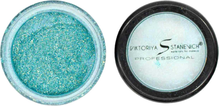 Тени для век рассыпчатые «Star Powder», оттенок 40 Темно-бирюзовый | Viktoriya Stanevich