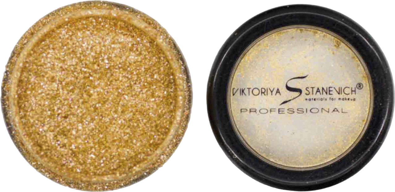 Тени для век рассыпчатые «Star Powder», оттенок 42 Золотой | Viktoriya Stanevich