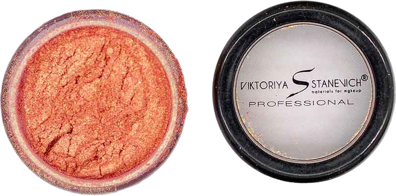 Тени для век рассыпчатые «Star Powder», оттенок 48 Персиково-золотой | Viktoriya Stanevich