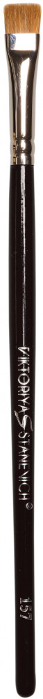 Кисть для макияжа №157 Flat Finish | Viktoriya Stanevich