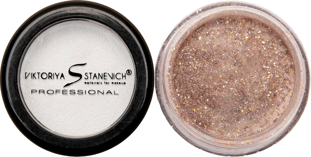Тени для век рассыпчатые «Star Powder», оттенок 80 Серо-коричневый | Viktoriya Stanevich