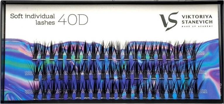 Пучки для наращивания ресниц, изгиб J 40D, 14 мм | Viktoriya Stanevich