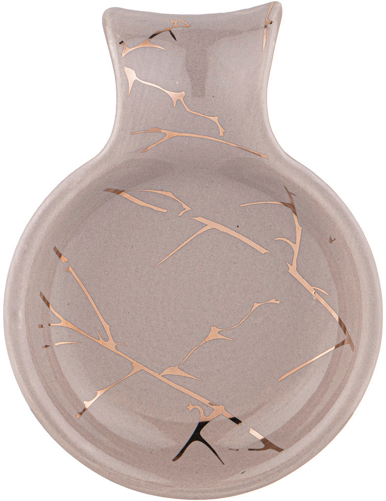 Подставка под ложку «Золотой мрамор» | Золотой мрамор | Lefard