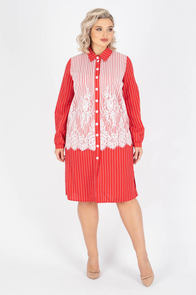 Платье-рубашка женское | Wisell