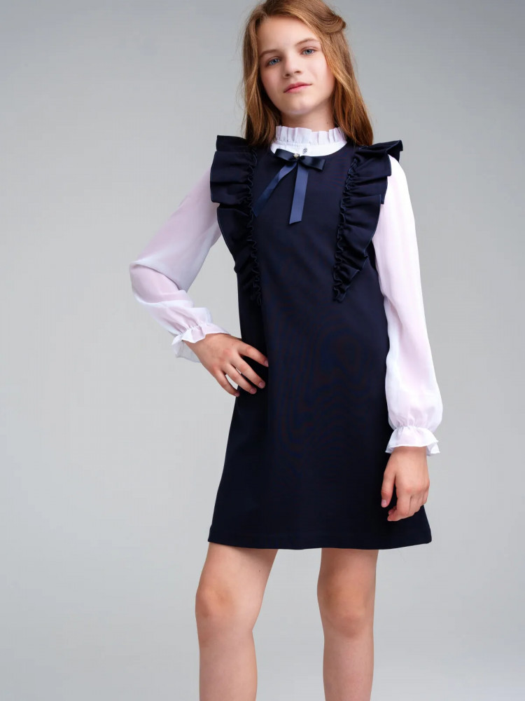 Сарафан для девочек | School | PlayToday