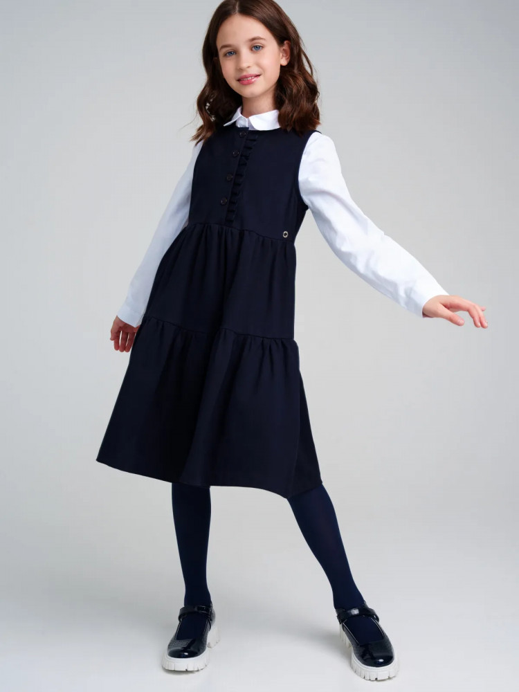 Сарафан для девочек | School | PlayToday