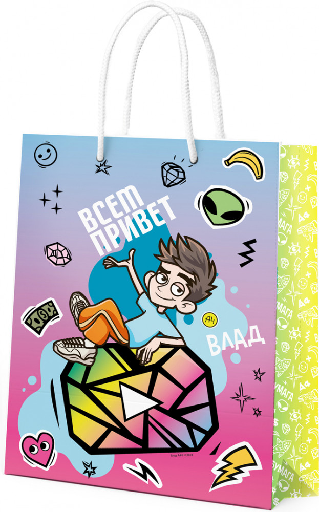 Пакет подарочный «Влад А4» | Влад А4 | ND Play