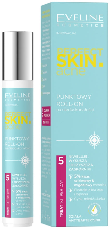 Гель против прыщей и послеугревых изменений кожи точечный | Perfect Skin. Acne | Eveline Cosmetics