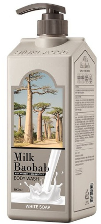 Гель для душа с ароматом белого мыла «White Soap» | Milk Baobab