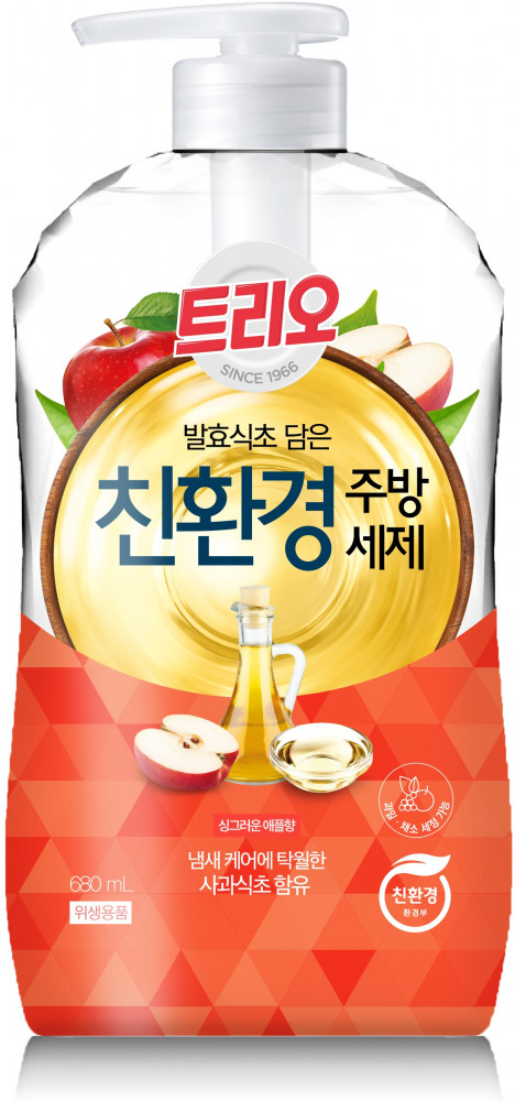 Средство для мытья посуды «Яблоко» | TRIO | Aekyung Corporation